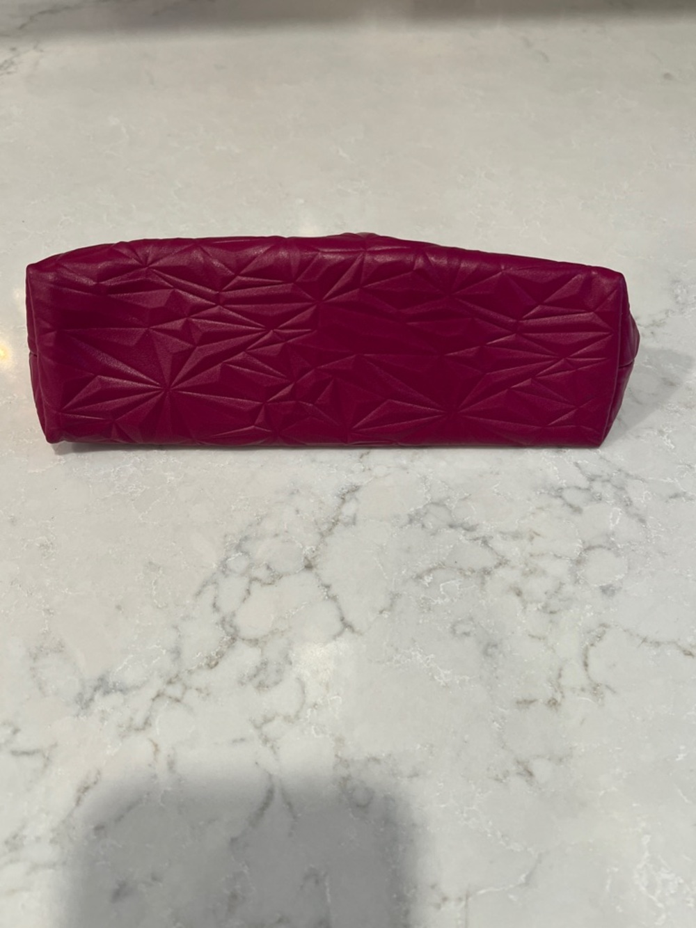 Mary Kay Fuchsia Precious Gems Textured Geometric Cosmetic Bag - Picture 3 of 8